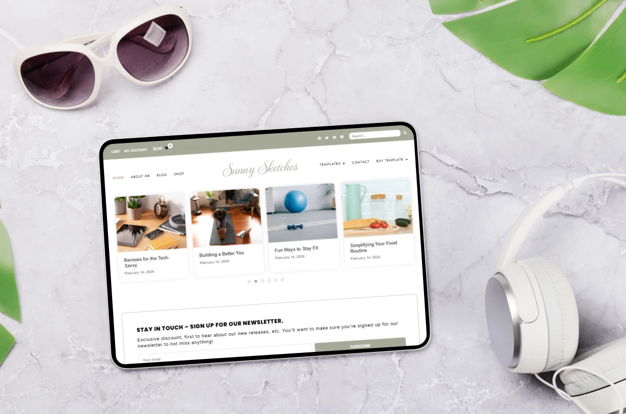 premium responsive wp template