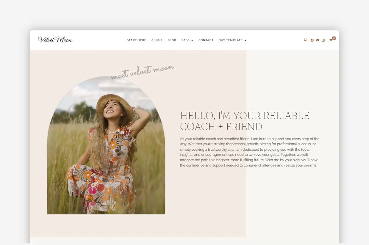 Premium Velvet-Moon WP Theme