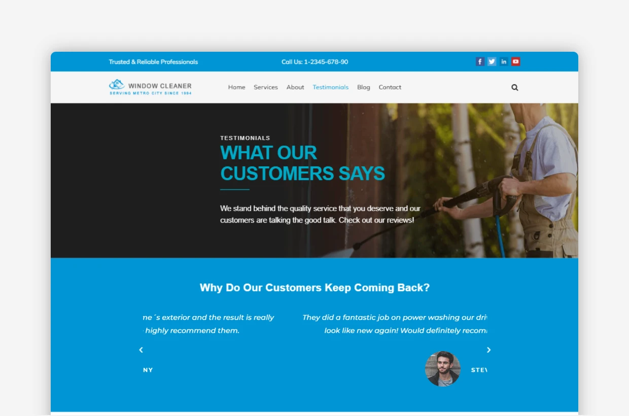 Floor Cleaning WordPress Theme