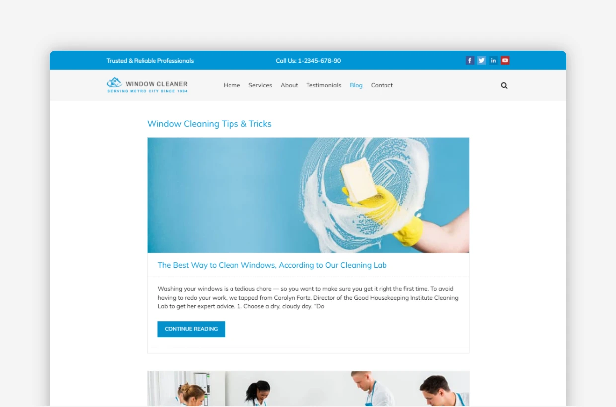 Floor Cleaning WP Theme