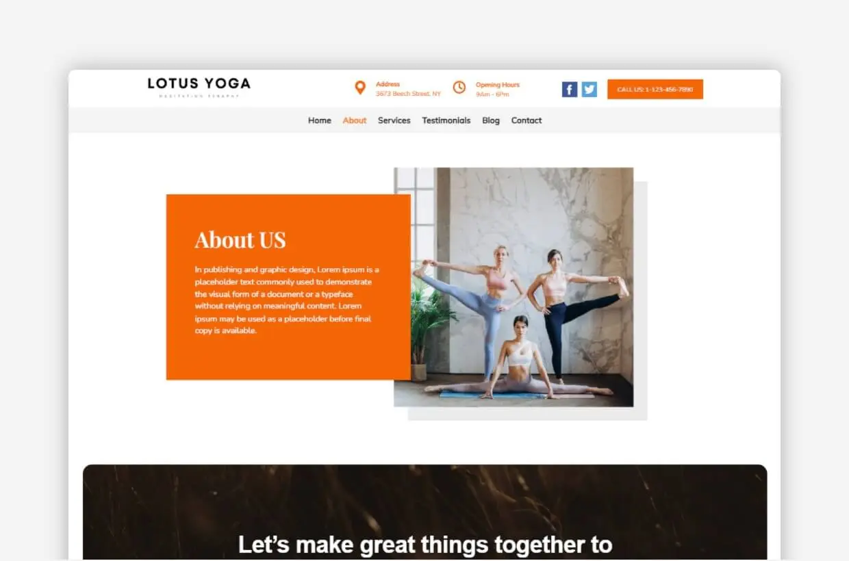 Yoga WP Theme